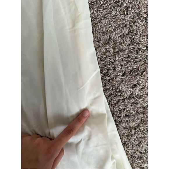 vintage vanity fair cream lace trim slip lingerie nightgown dress size 40 - Picture 6 of 6